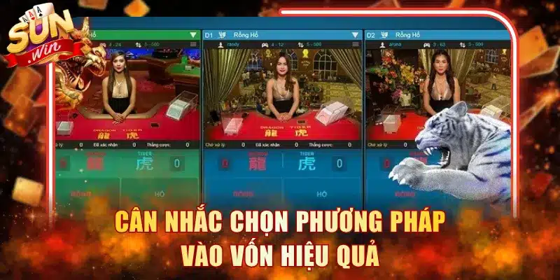 Cân nhắc chọn phương pháp vào vốn hiệu quả