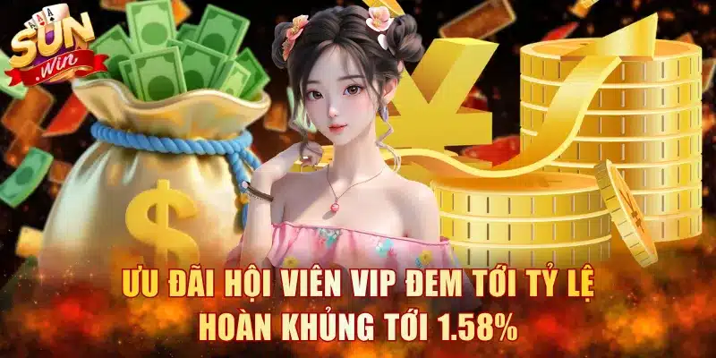Ưu đãi hội viên VIP đem tới tỷ lệ hoàn khủng tới 1.58%
